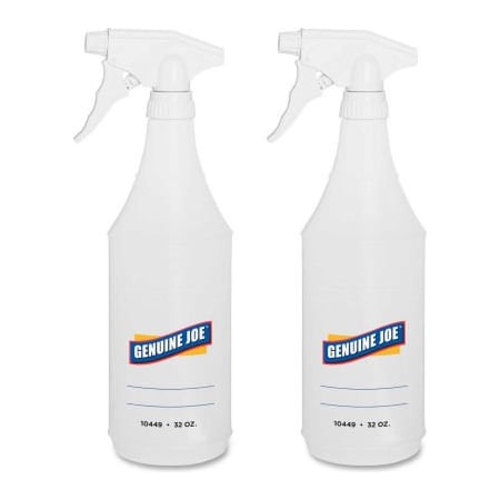 Sp Richards Bottle w/Trigger Sprayer, Spray Bottle, Clear, 32 oz. GJO10449